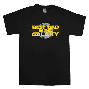 Dads Gift Best Dad In The Galaxy Unisex T-Shirt 8Ball